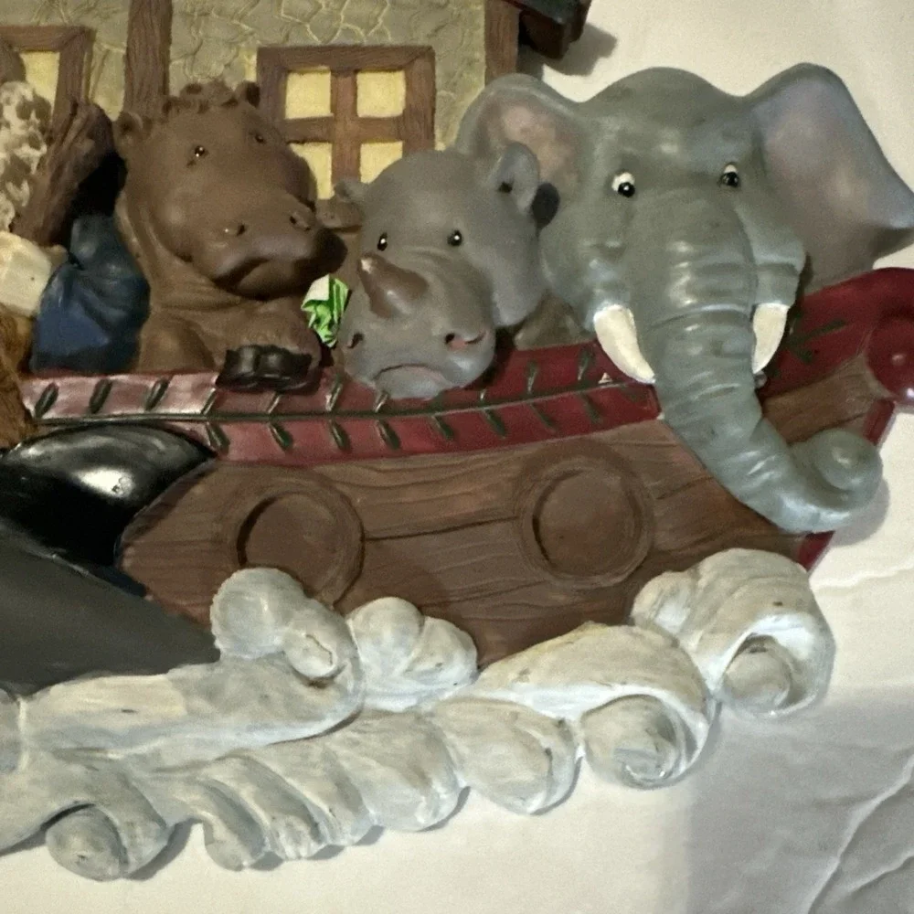 Noah's Ark Wall Art Nursery Hanging Animals, Whales, Lion Etc. 14 1/2